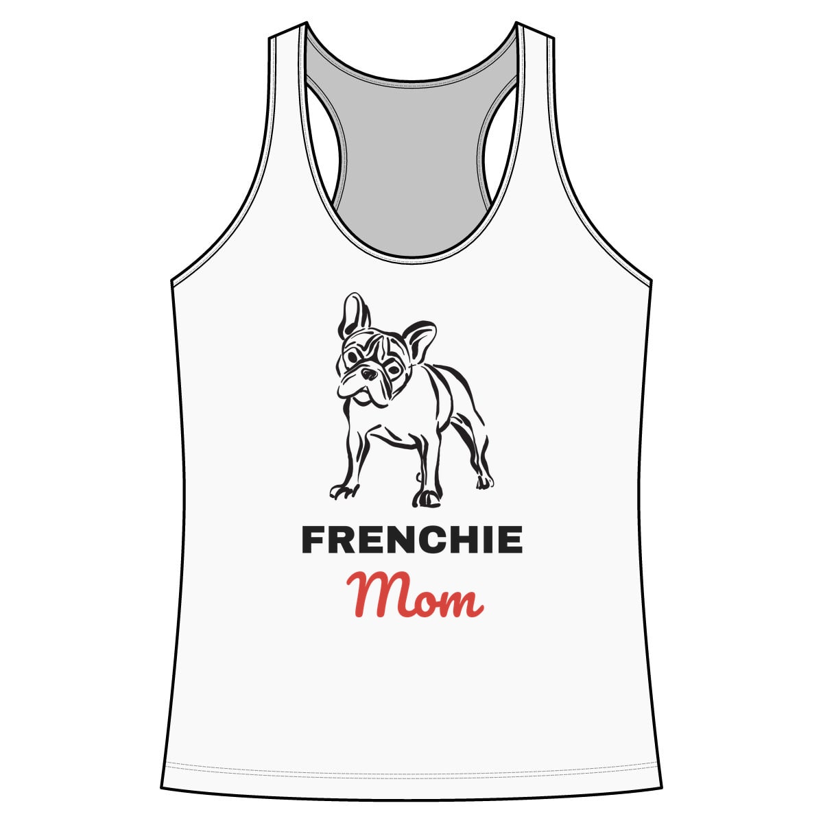 Frenchie Mom Performance Tank