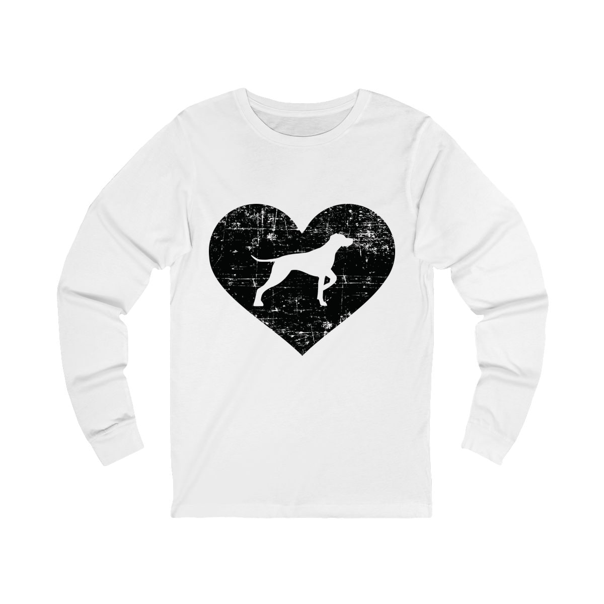 German Shorthaired Pointer Heart Long Sleeve Shirt