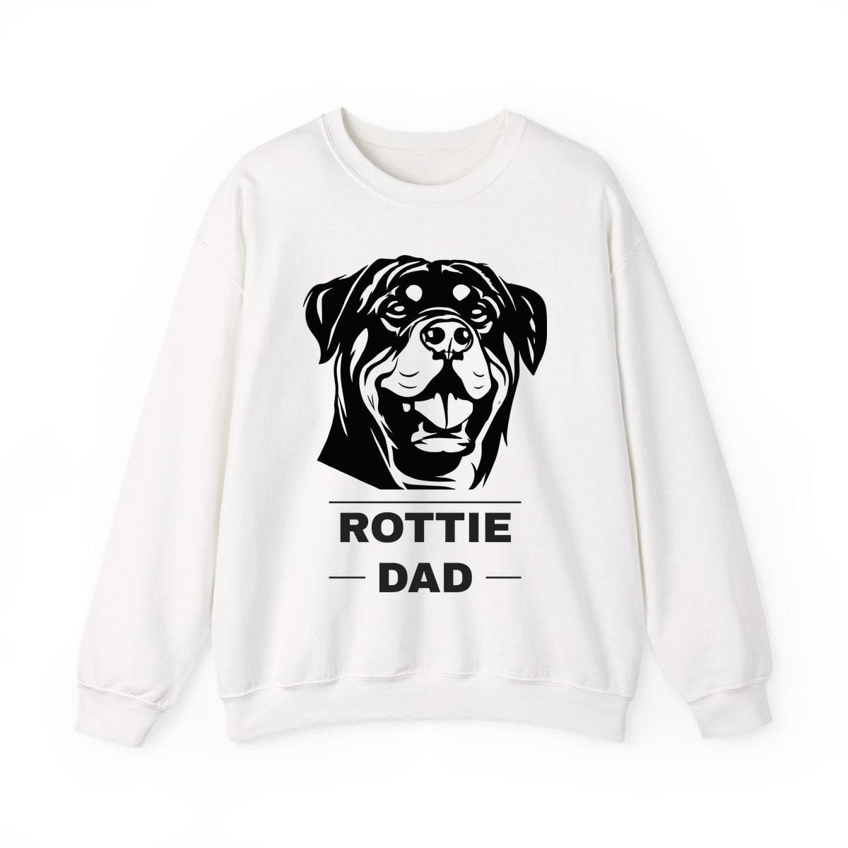 Rottweiler Dad Crewneck Sweatshirt
