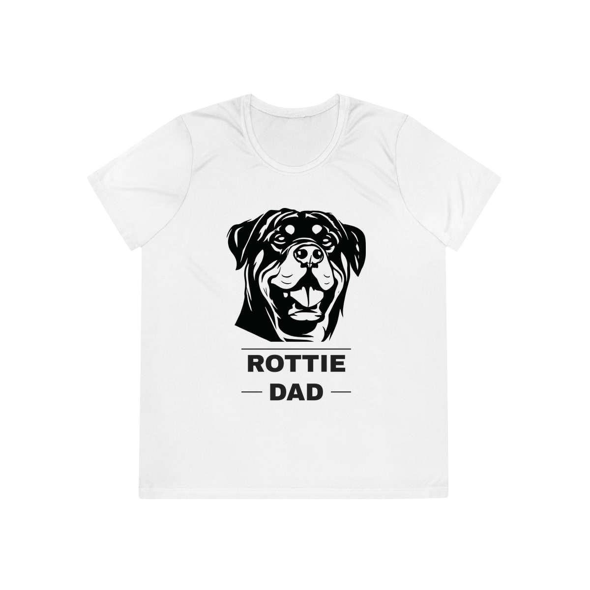 Rottweiler Dad Ladies Competitor Tee by Sport-Tek