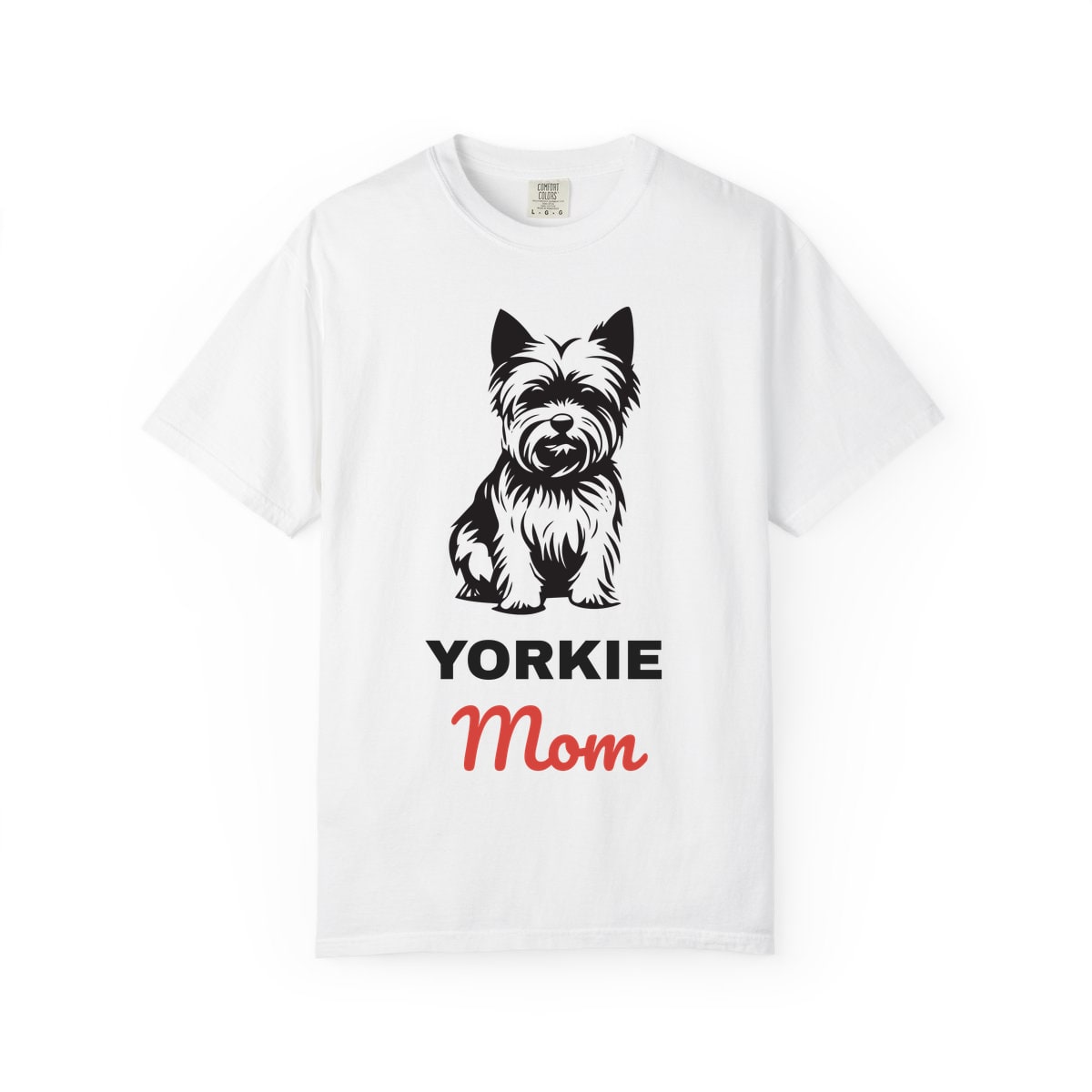 Yorkie Mom Comfort Colors Tee