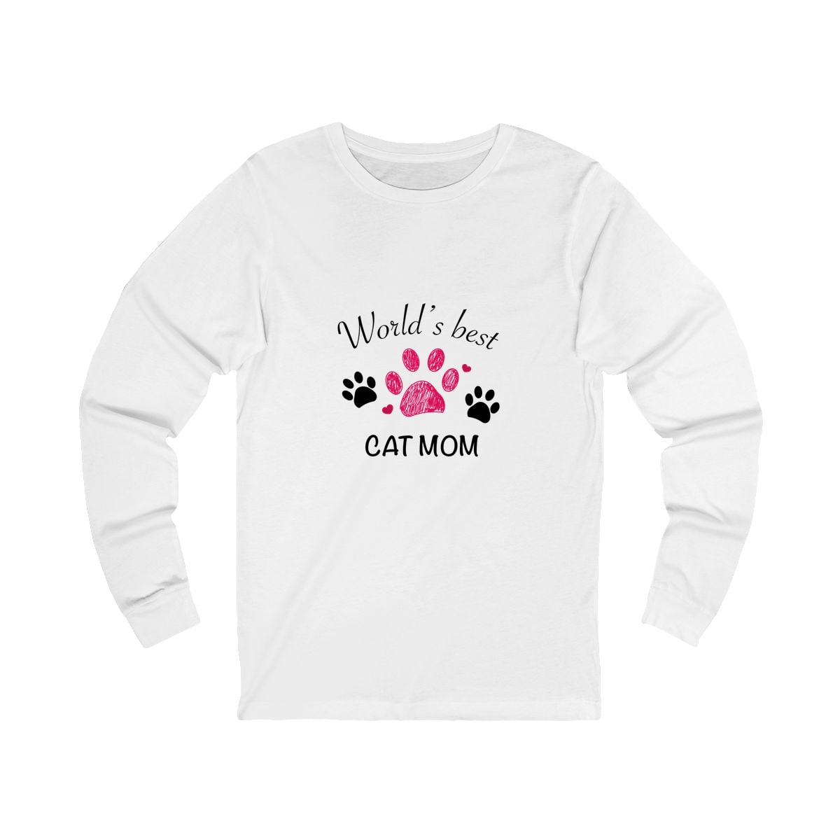World's Best Cat Mom Long Sleeve Shirt