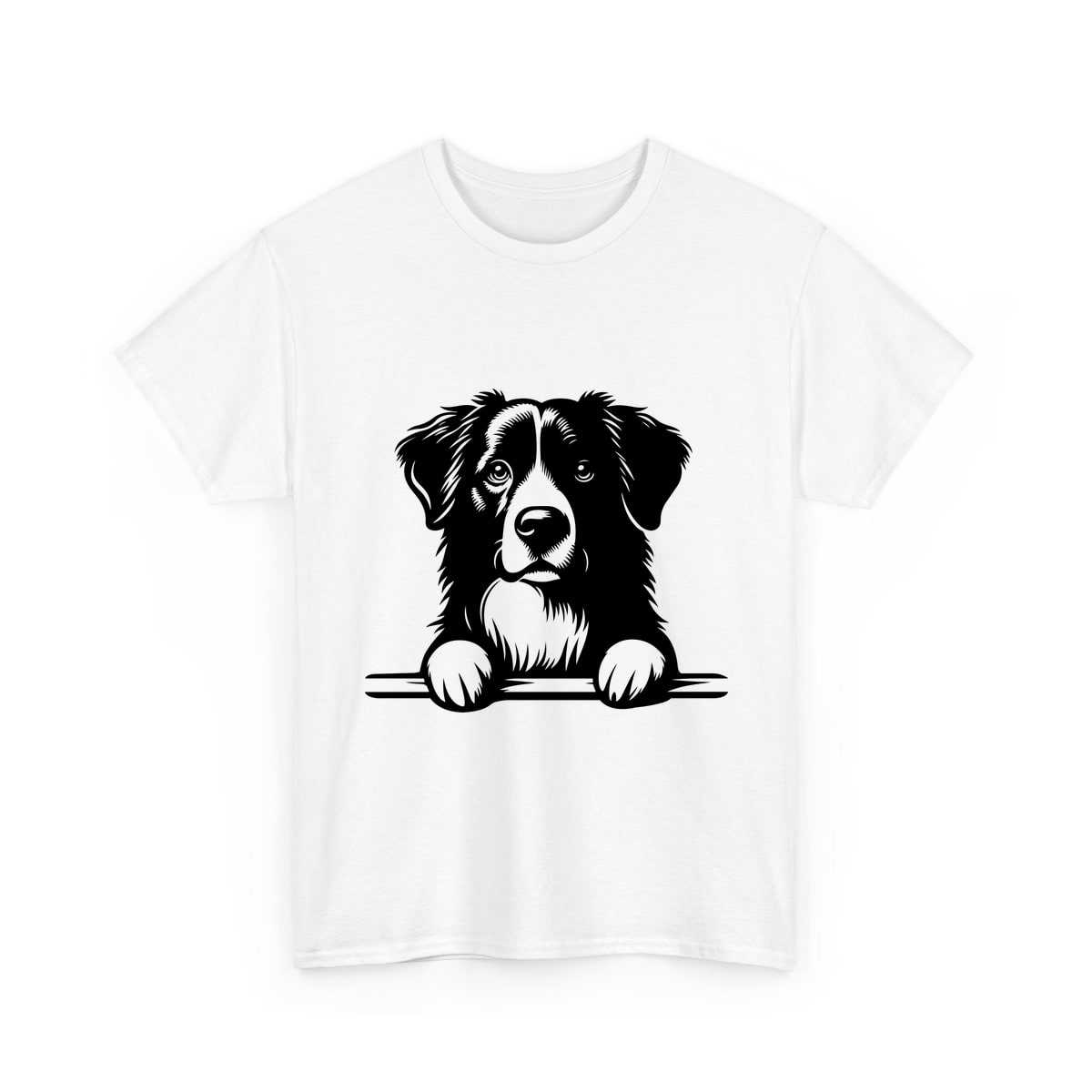 Peeking Australian Shepherd Shirt