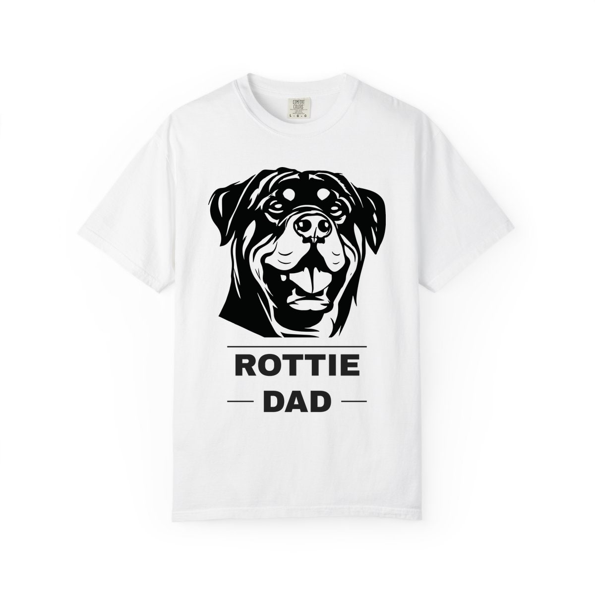 Rottweiler Dad Comfort Colors Tee