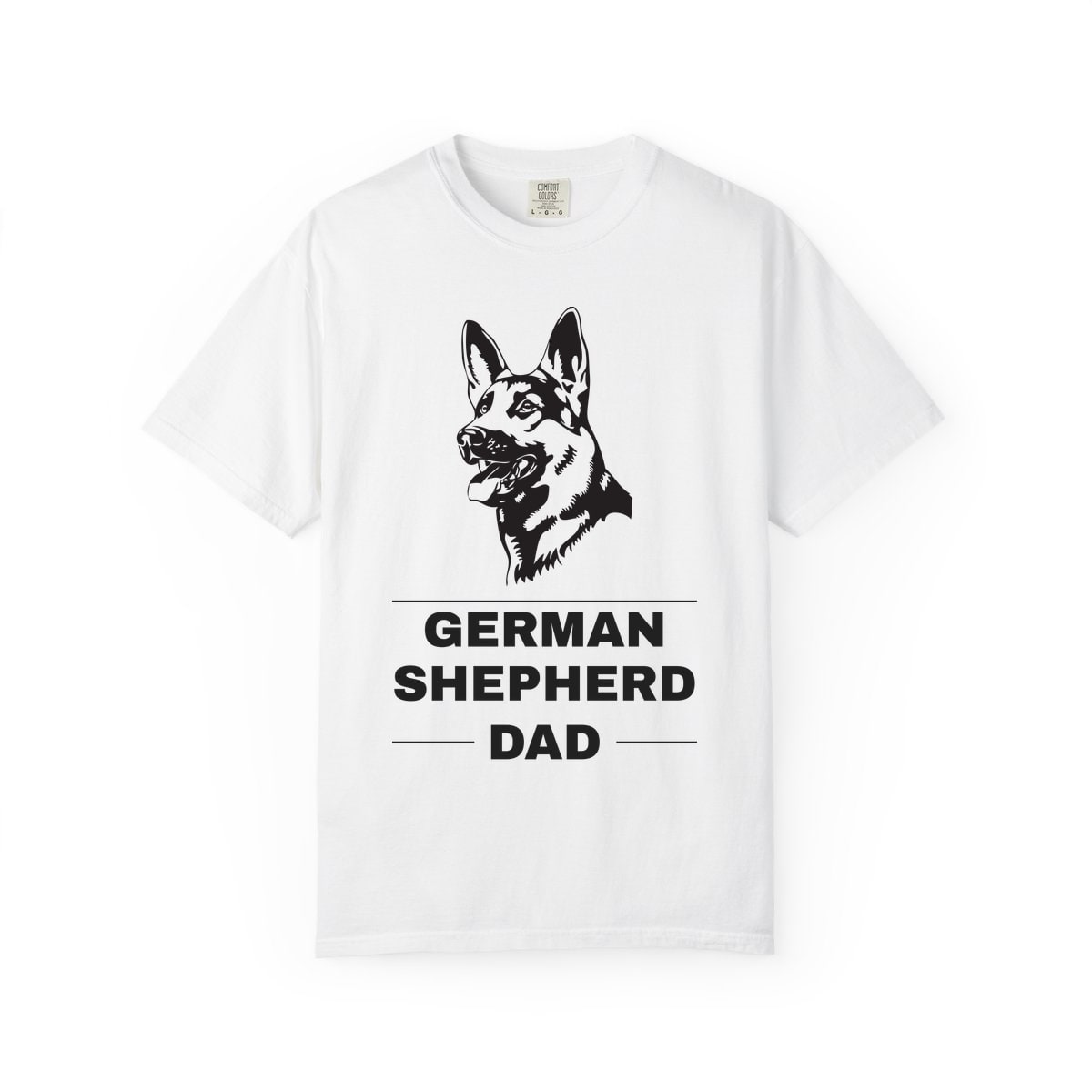 German Shepherd Dad Comfort Colors Tee
