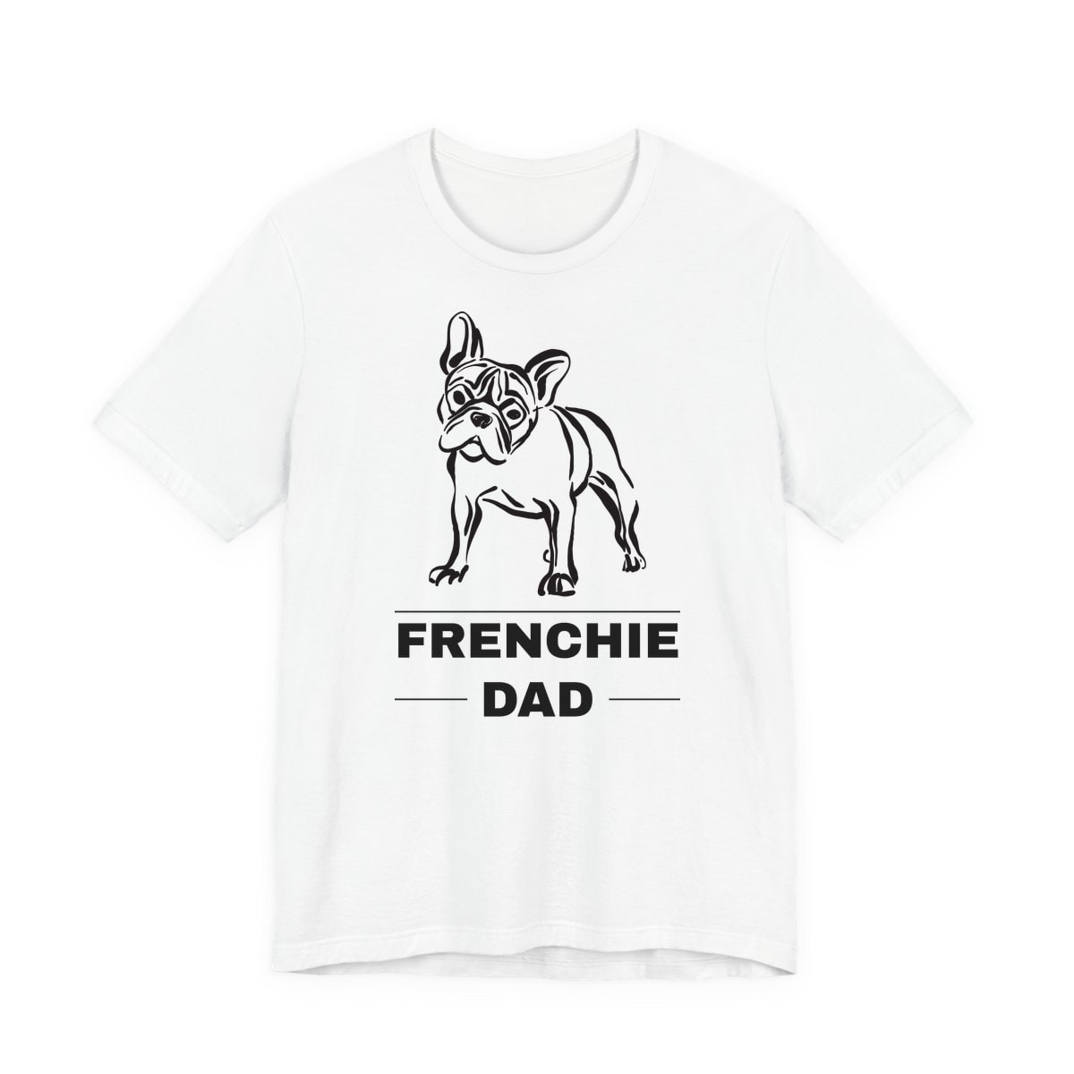 Frenchie Dad Jersey Tee