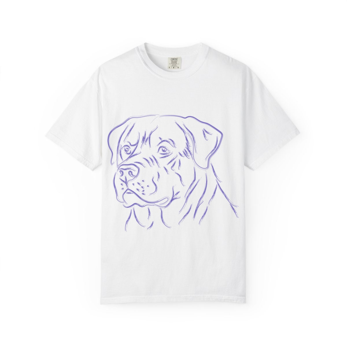 Multi Breed Icon rottweiler or boxer, confirm Comfort Colors Tee