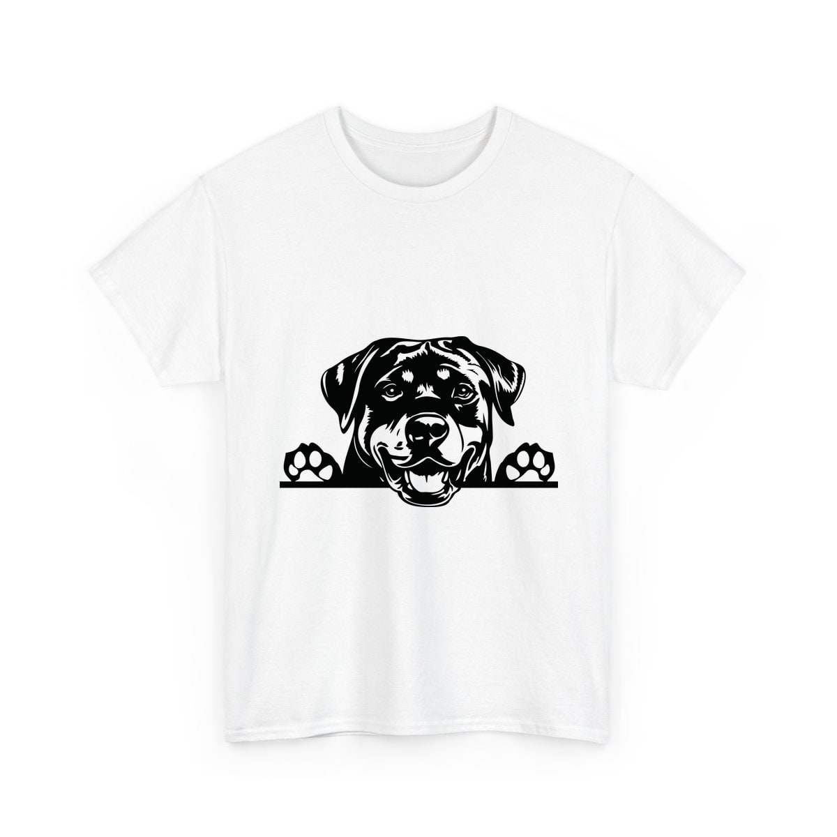 Peeking Rottweiler Shirt