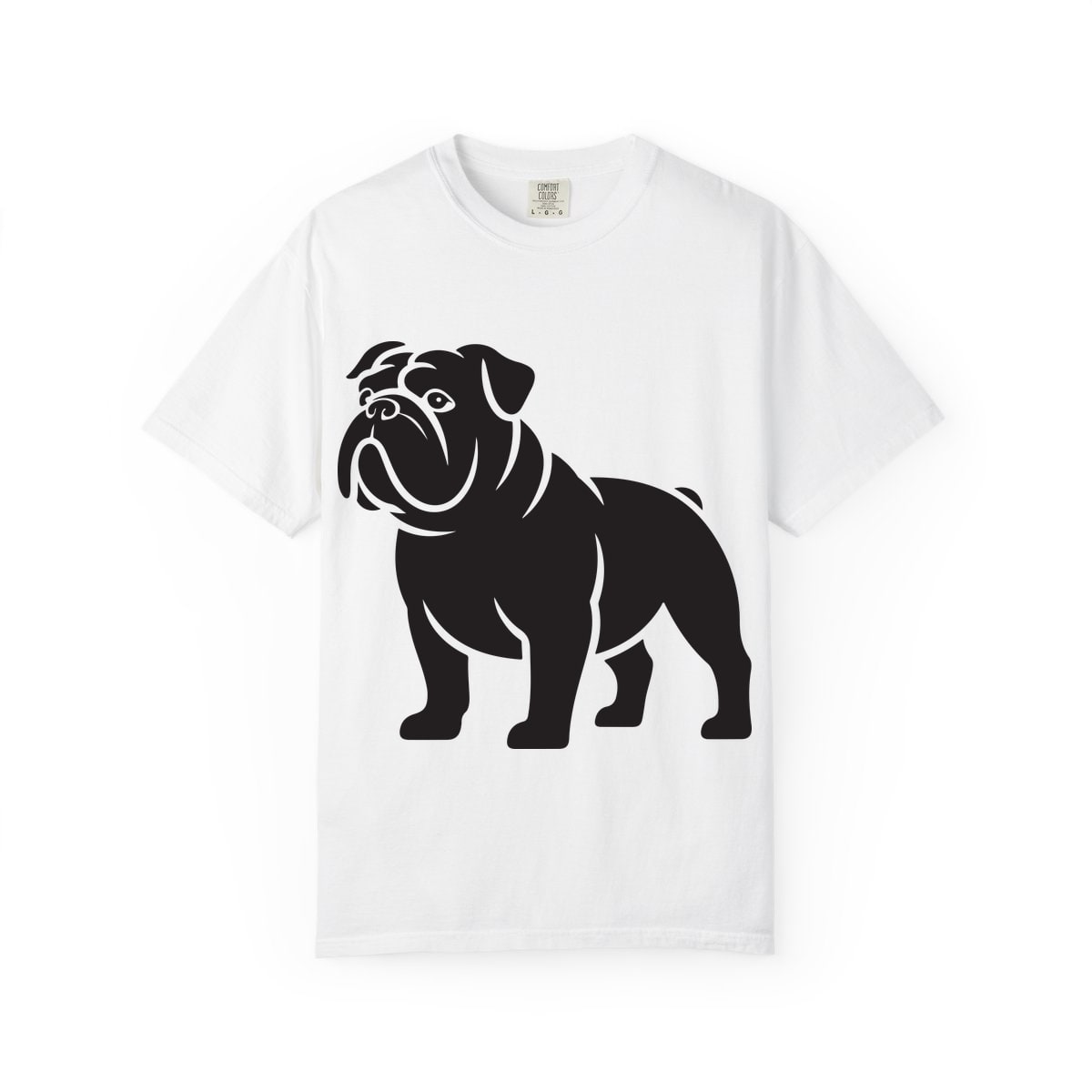 Bulldog Portrait Comfort Colors Tee