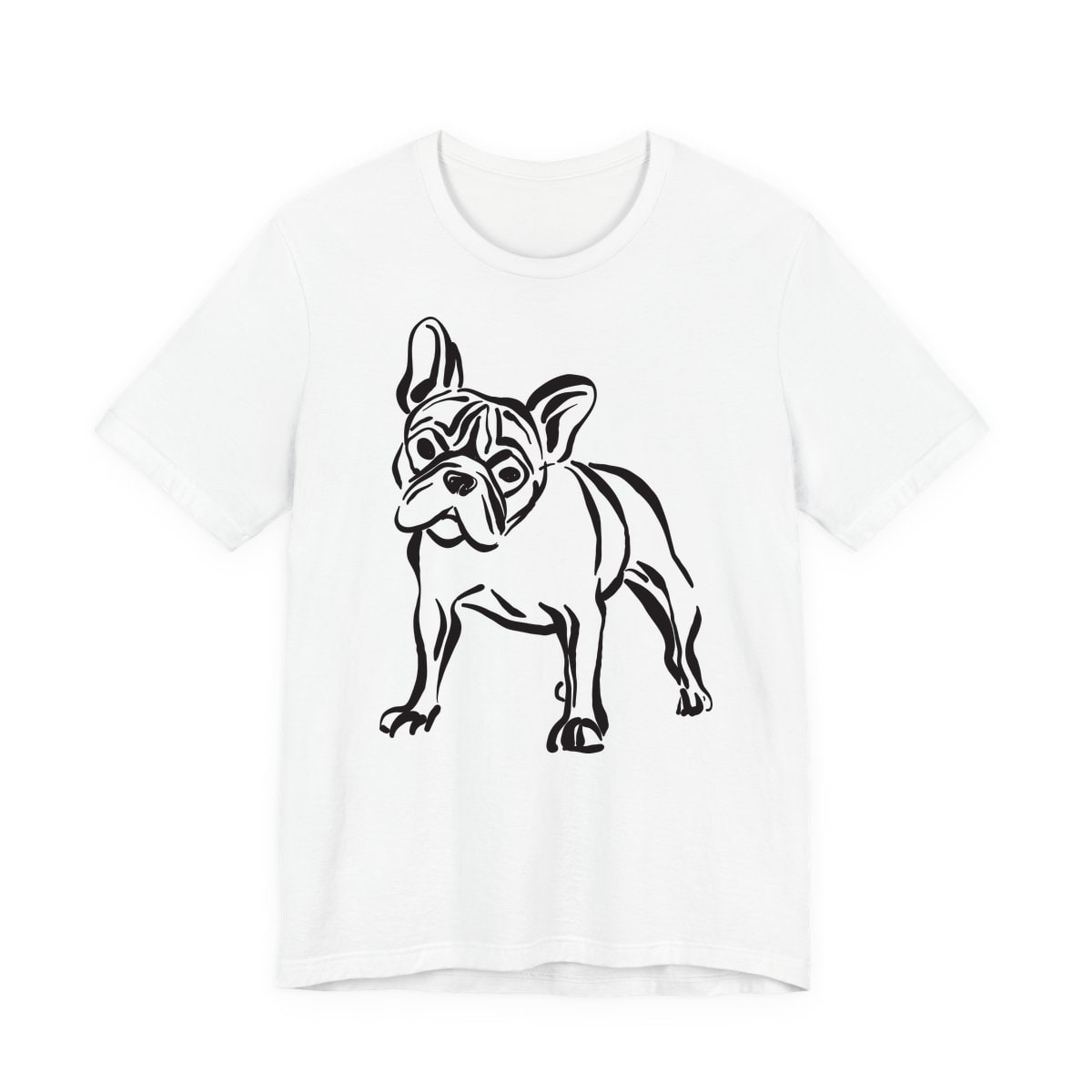 French Bulldog Portrait Jersey Tee