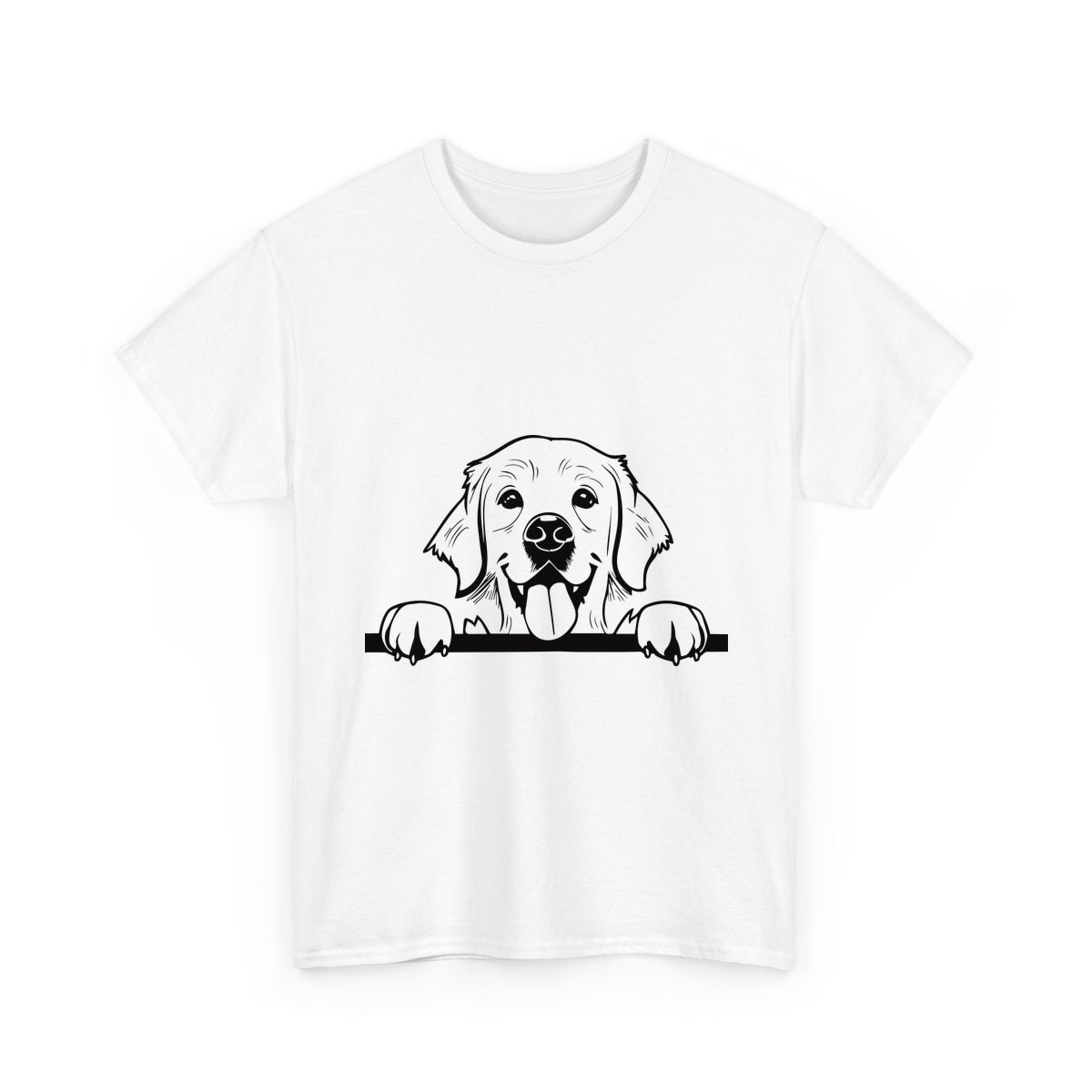 Peeking Golden Retriever Shirt