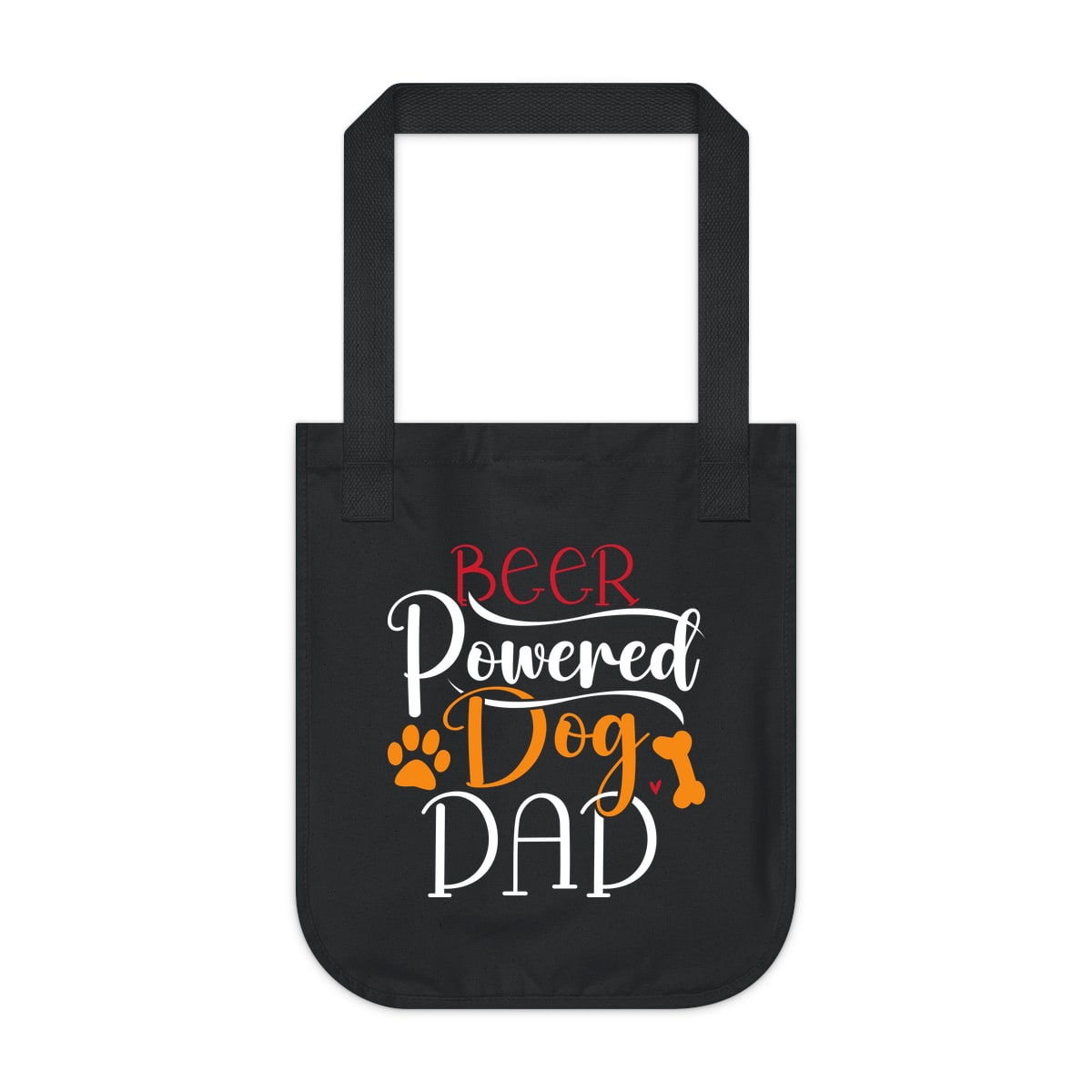Beer Powered Dog Dad Tote Bag