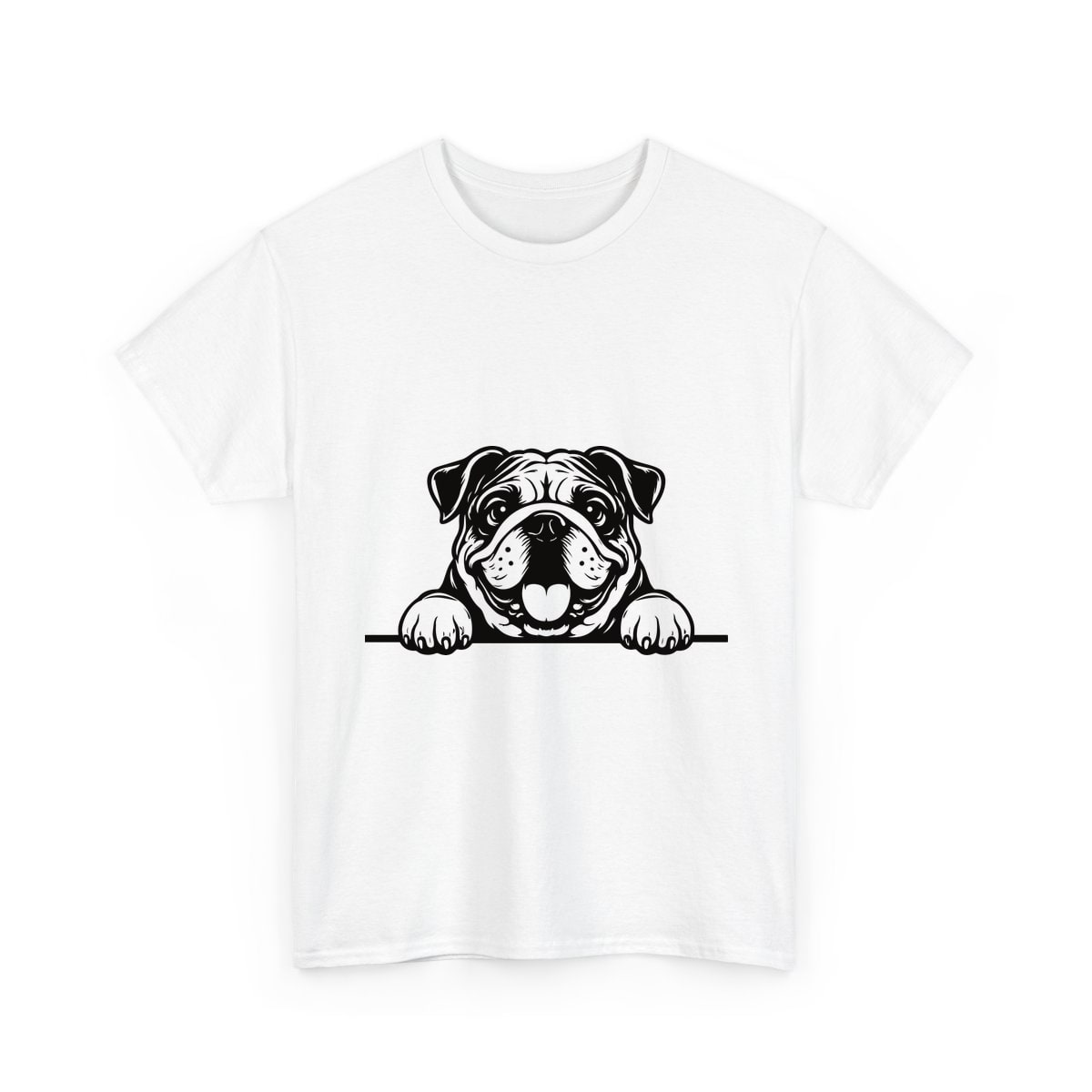 Peeking Bulldog Shirt