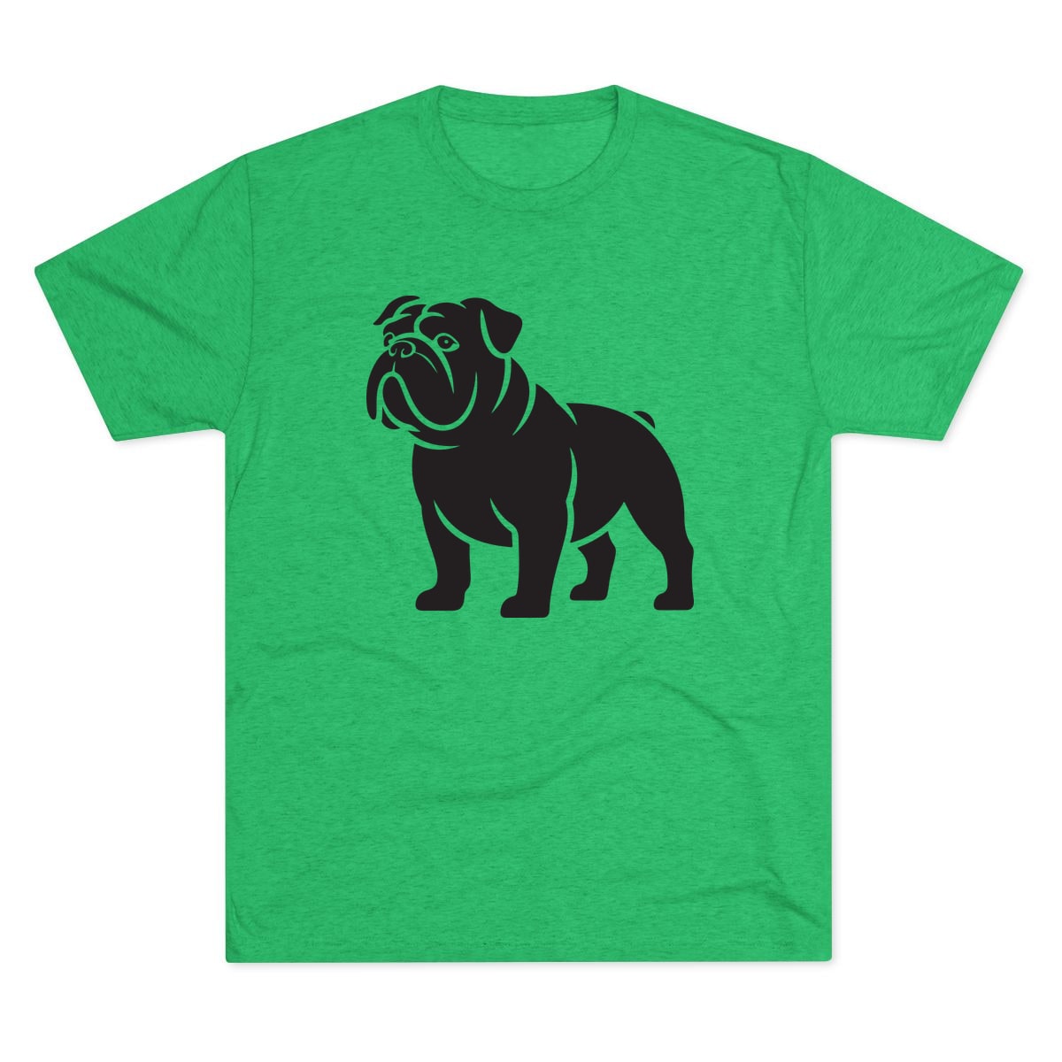 Bulldog Portrait Tri-Blend Tee
