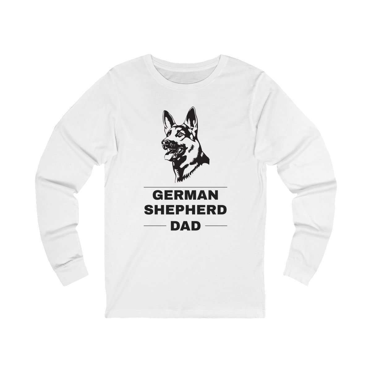 German Shepherd Dad Long Sleeve Shirt