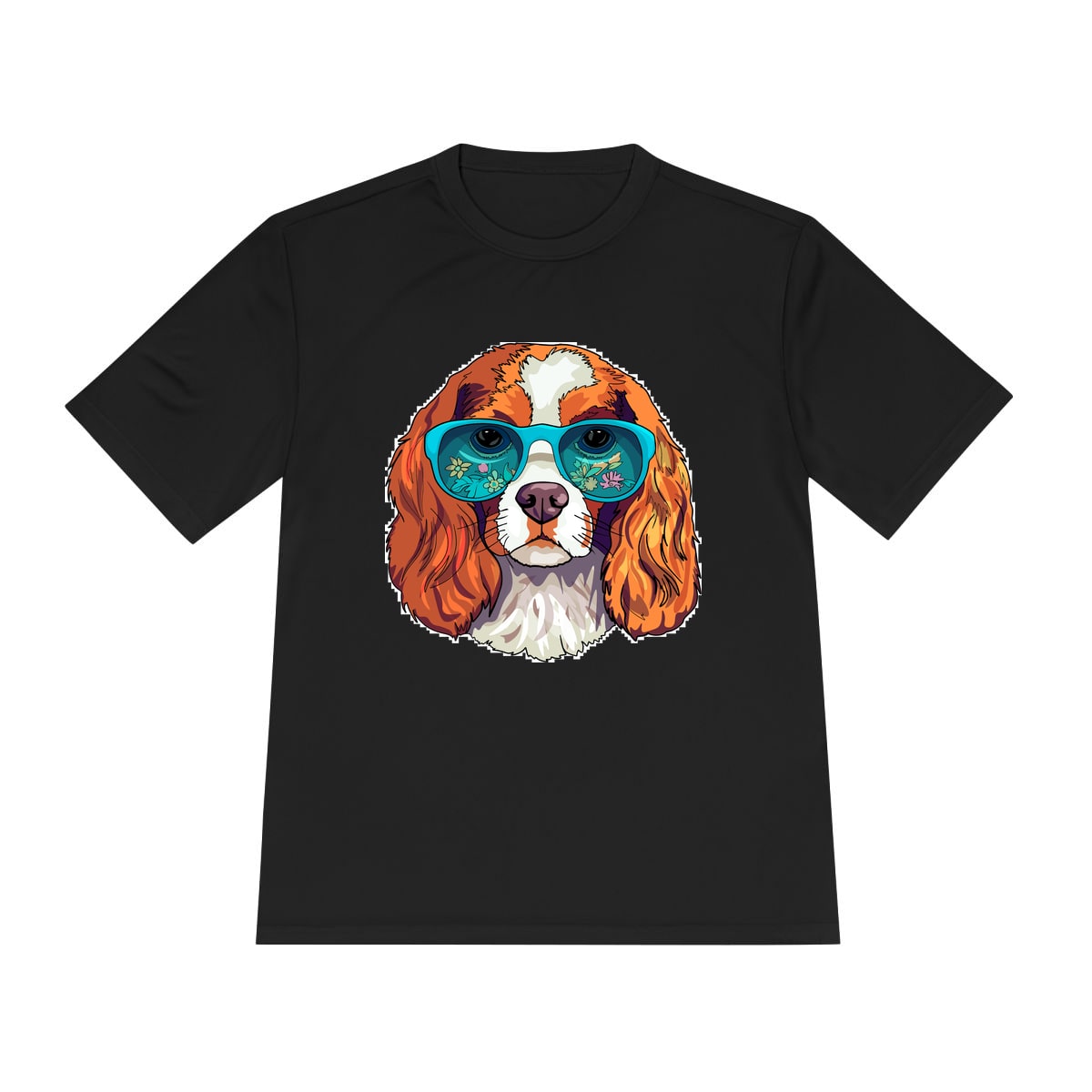 Cavalier in Sunglasses Moisture Wicking Tee by Sport-Tek