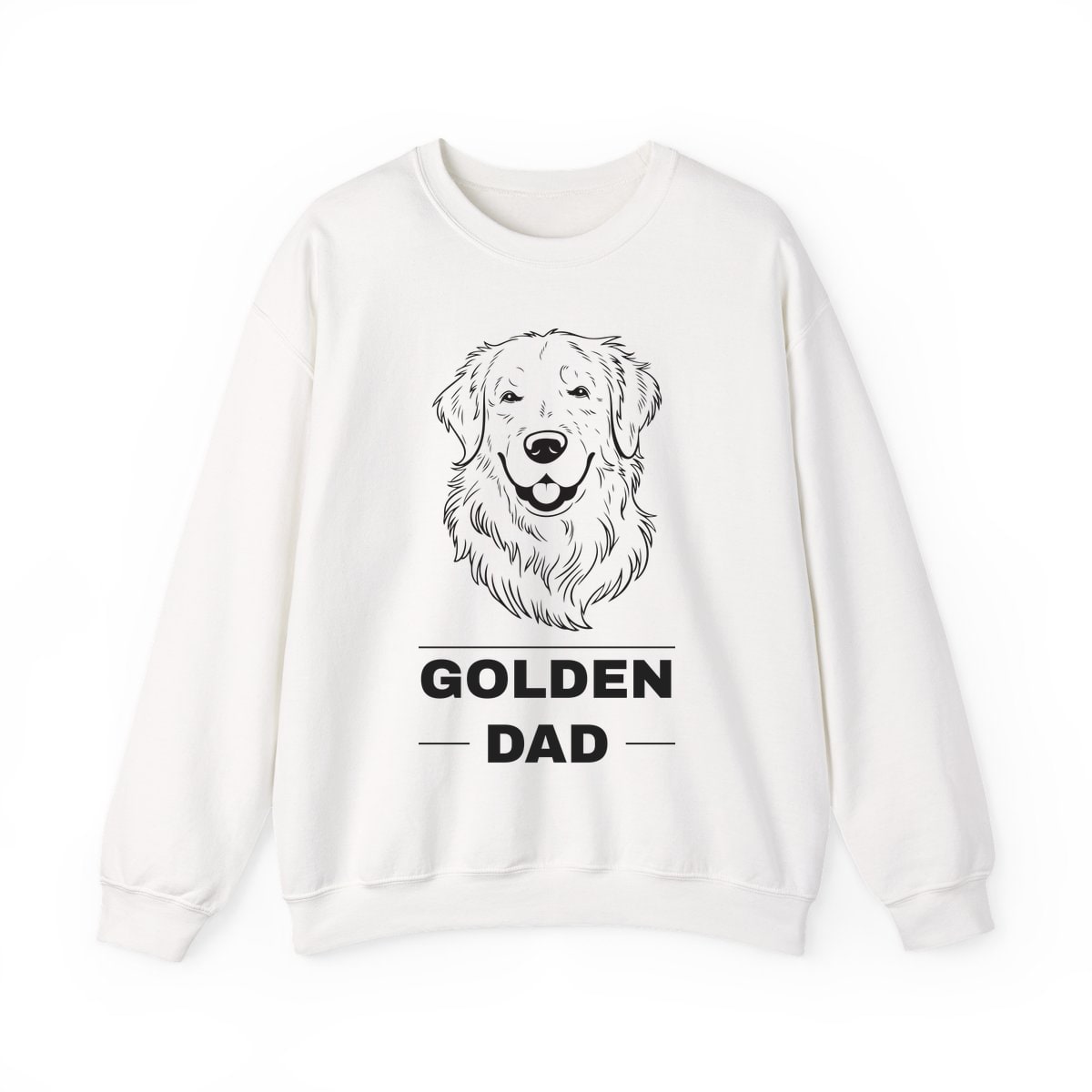 Golden Retriever Dad Crewneck Sweatshirt