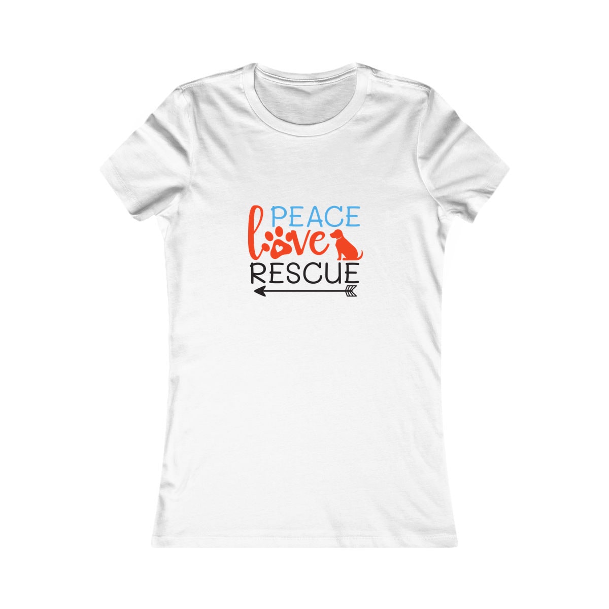 Peace Love Rescue Women's Shirt
