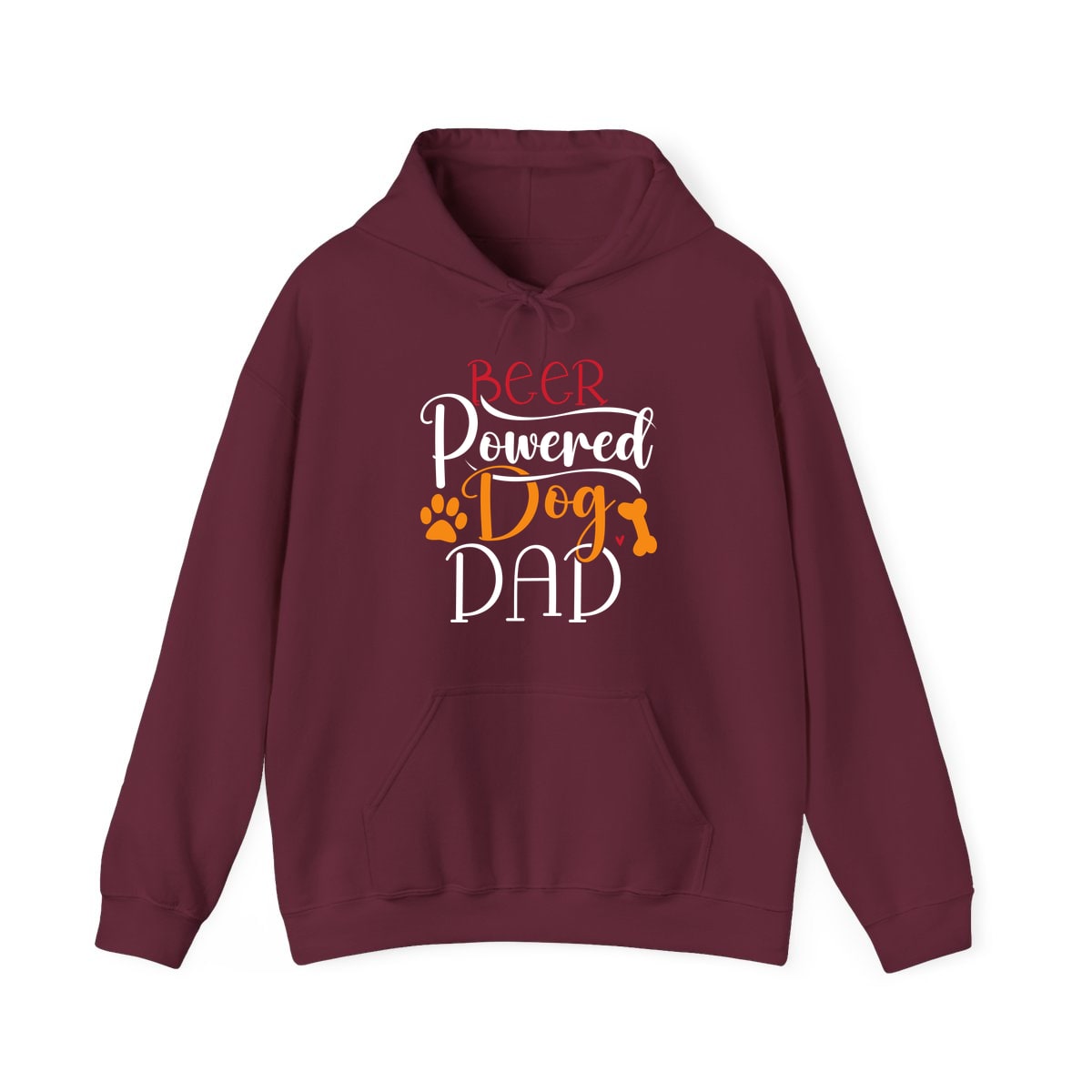 Beer Powered Dog Dad Hoodie