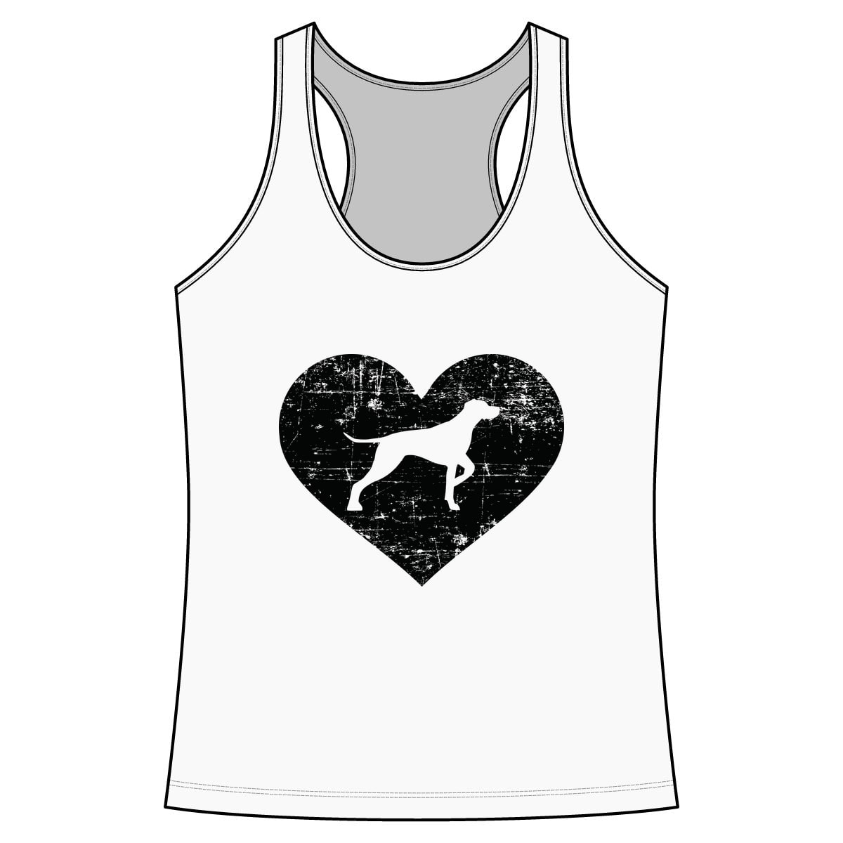 German Shorthaired Pointer Heart Performance Tank