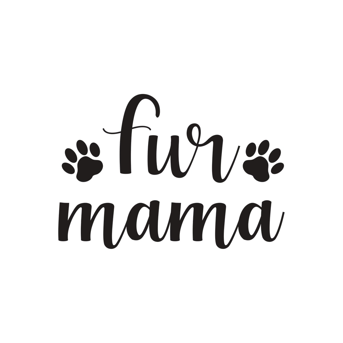 Fur Mama Sticker