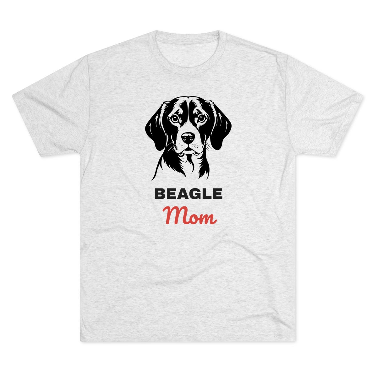 Beagle Mom Tri-Blend Tee