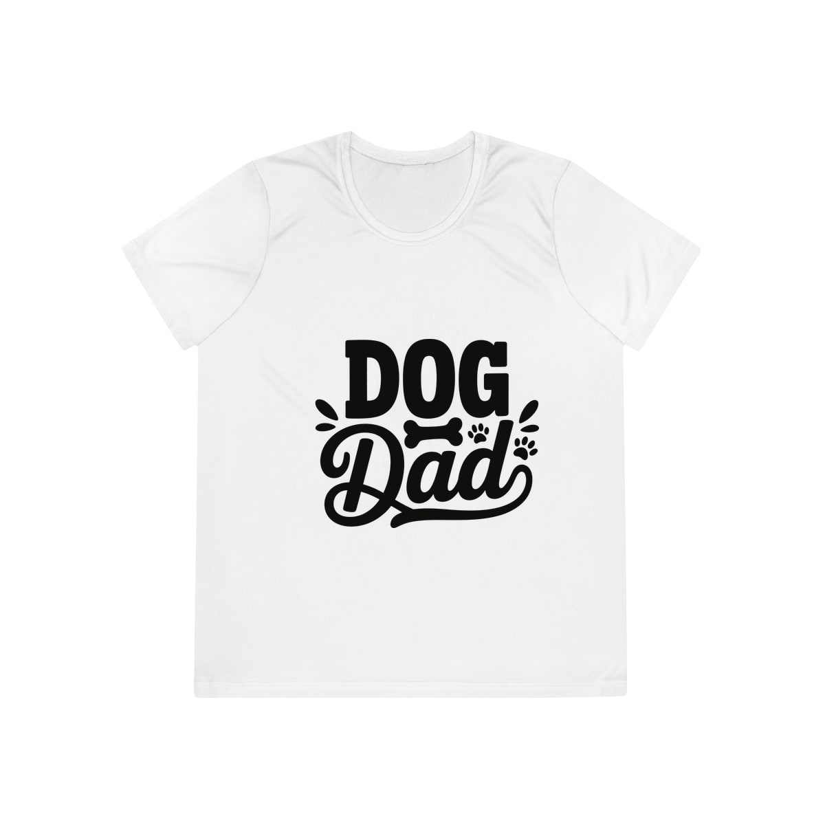 Dog Dad Script Ladies Competitor Tee by Sport-Tek