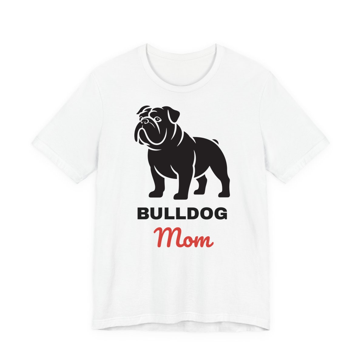 Bulldog Mom Jersey Tee