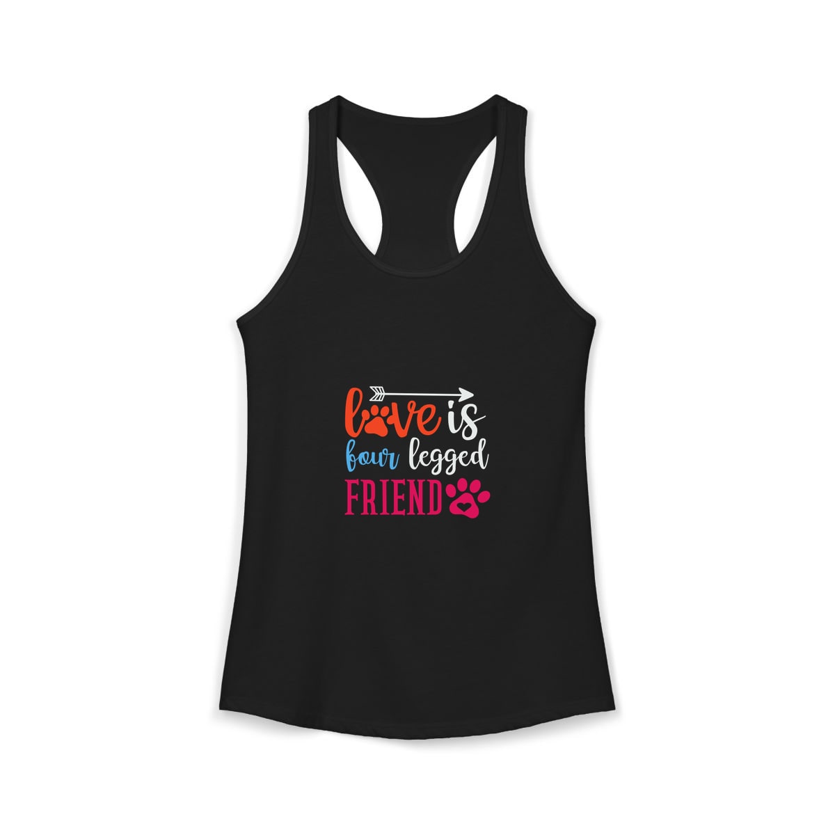 Love Is Four Legged Friend Tank Top
