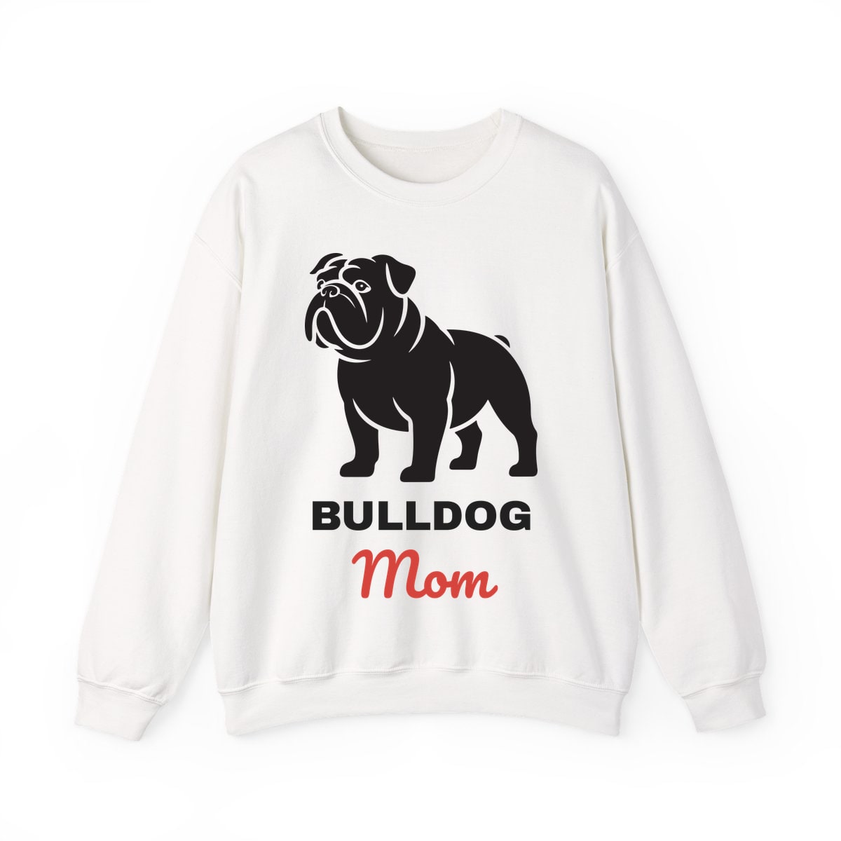 Bulldog Mom Crewneck Sweatshirt