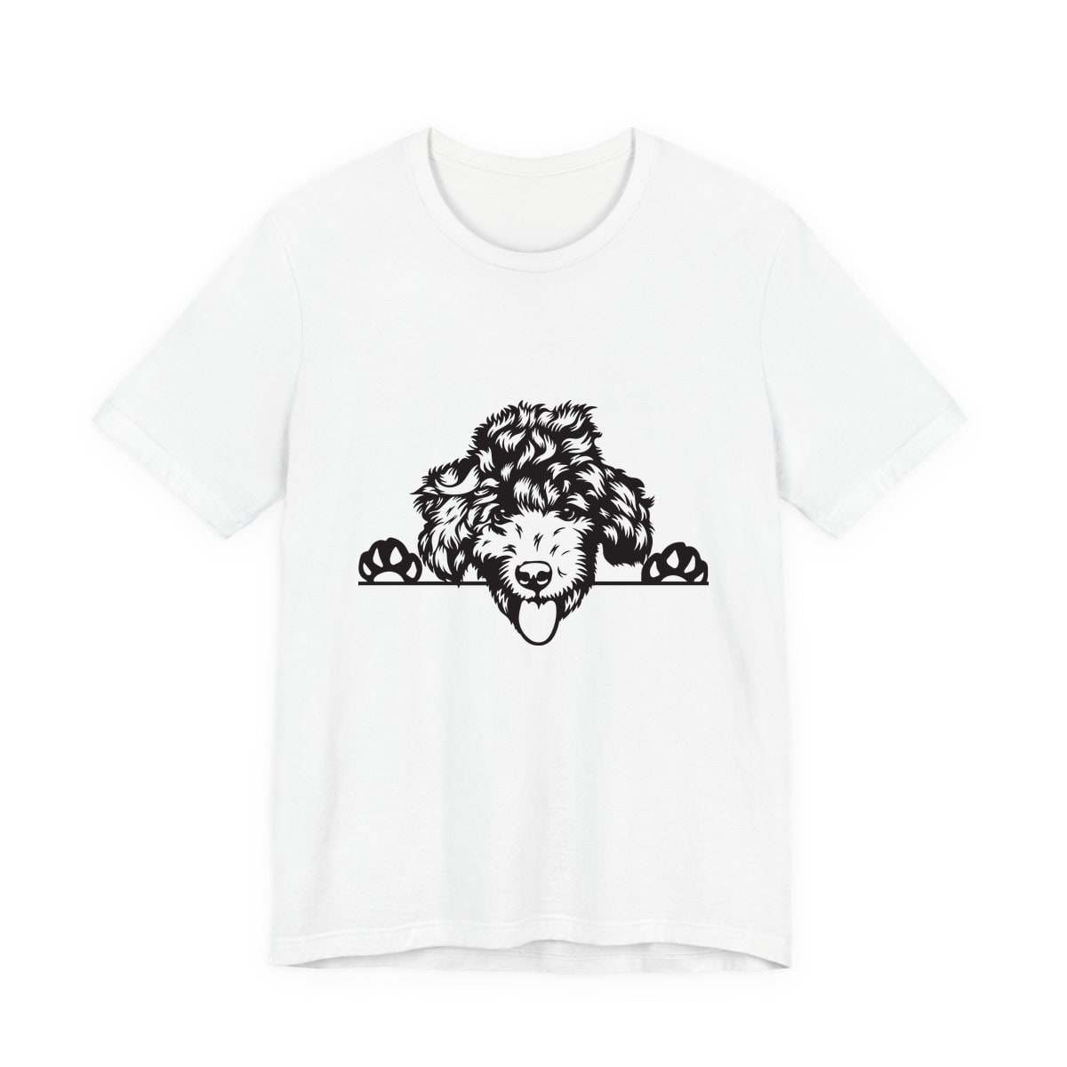 Peeking Doodle Jersey Tee