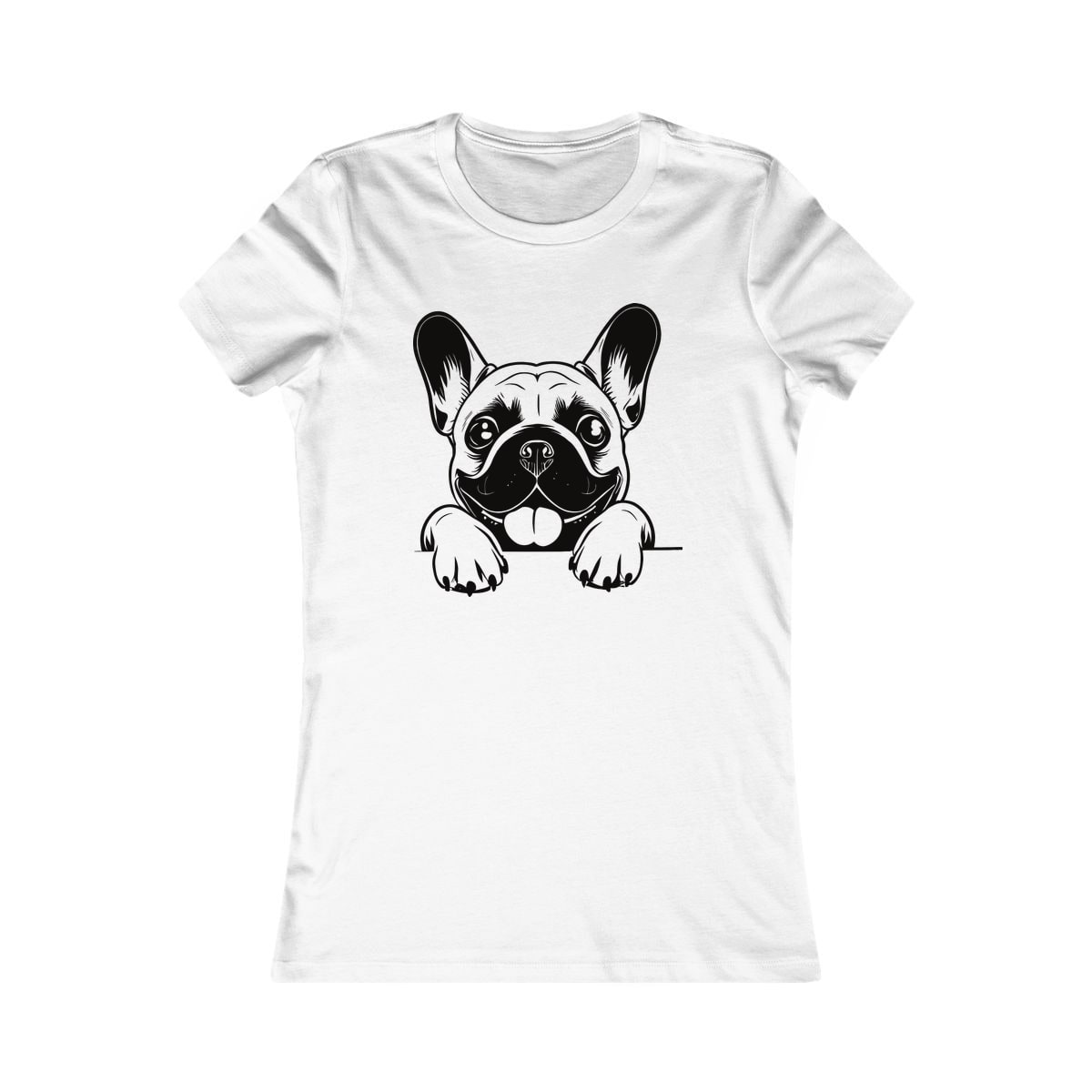 Peeking French Bulldog Women's Shirt