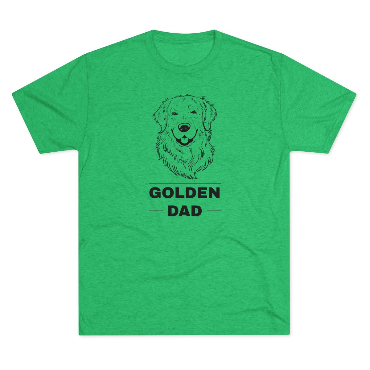 Golden Retriever Dad Tri-Blend Tee