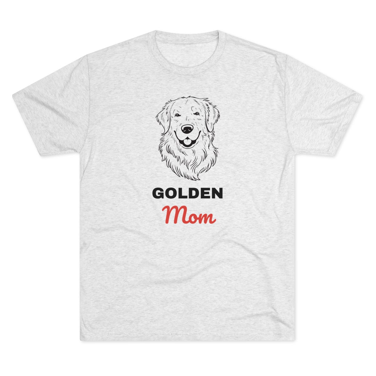 Golden Retriever Mom Tri-Blend Tee