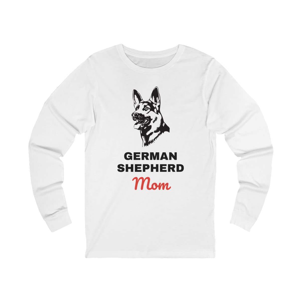 German Shepherd Mom Long Sleeve Shirt