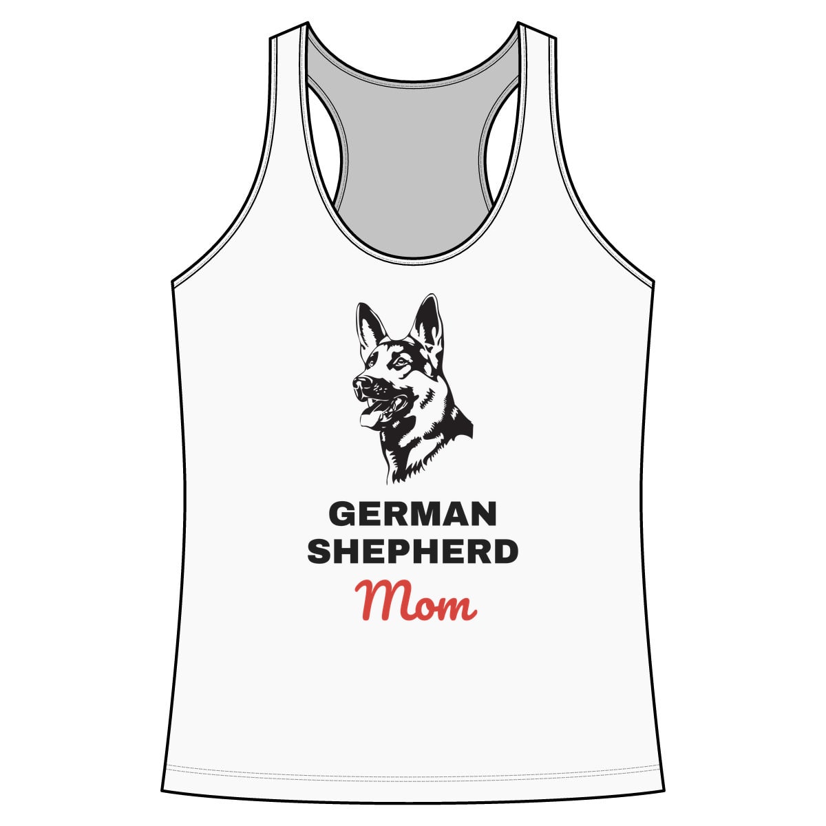 German Shepherd Mom Performance Tank