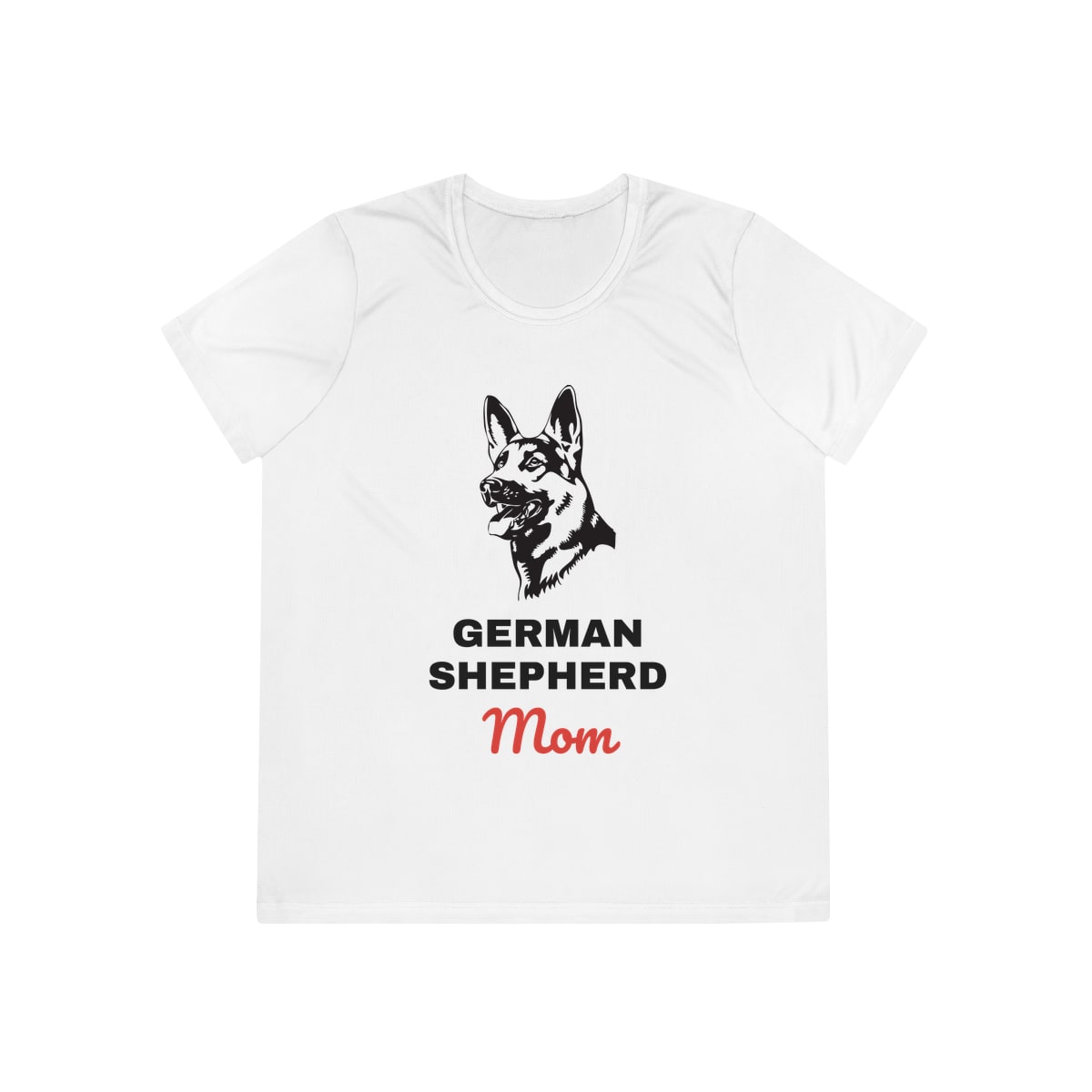 German Shepherd Mom Ladies Competitor Tee by Sport-Tek