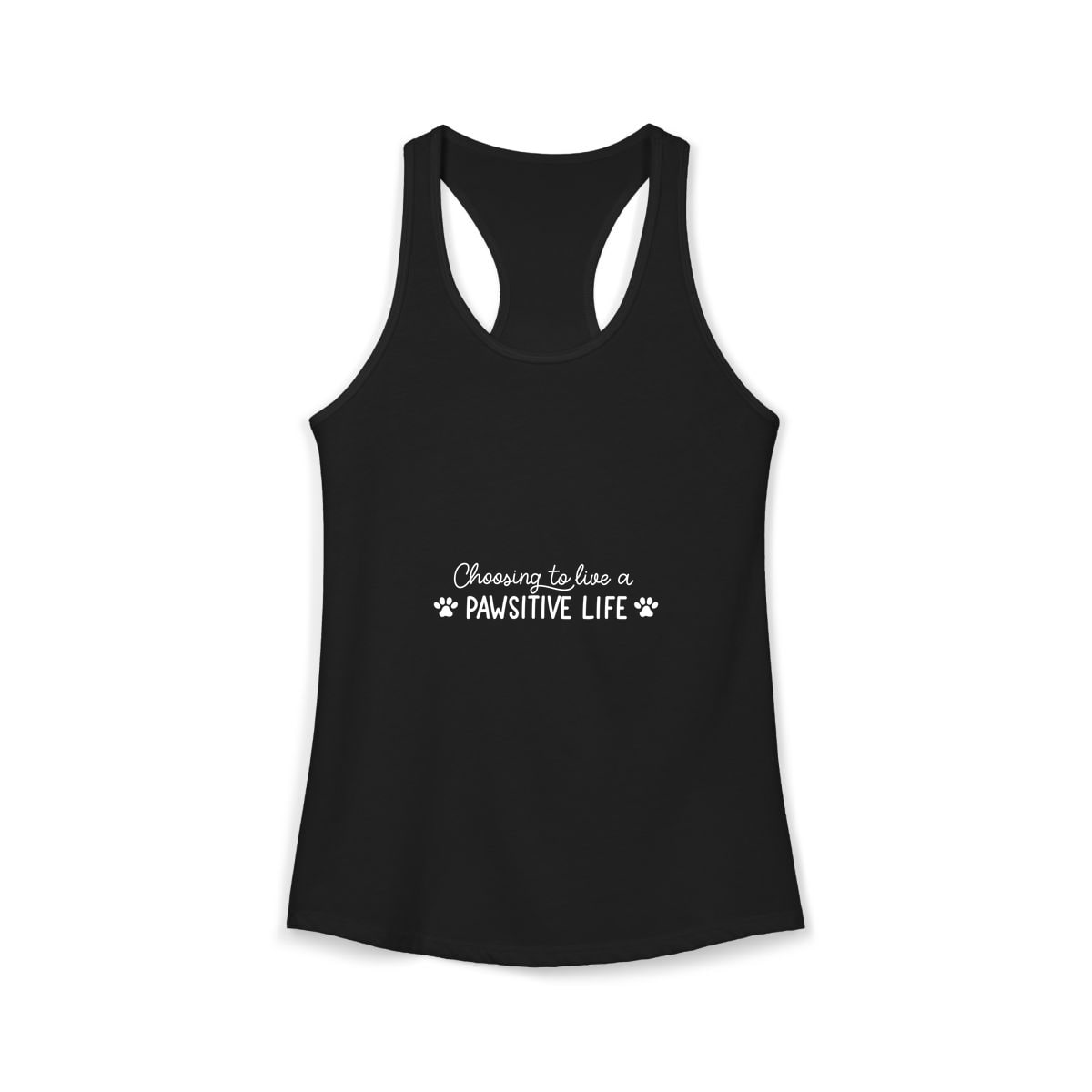 Choosing To Live A Pawsitive Life Tank Top