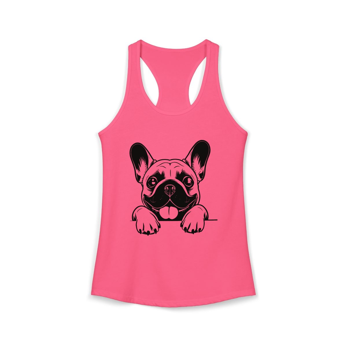 Peeking French Bulldog Tank Top