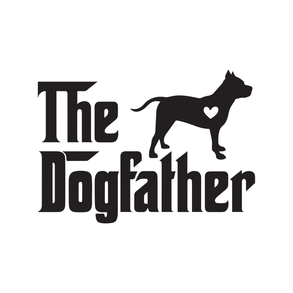 The Dogfather Sticker