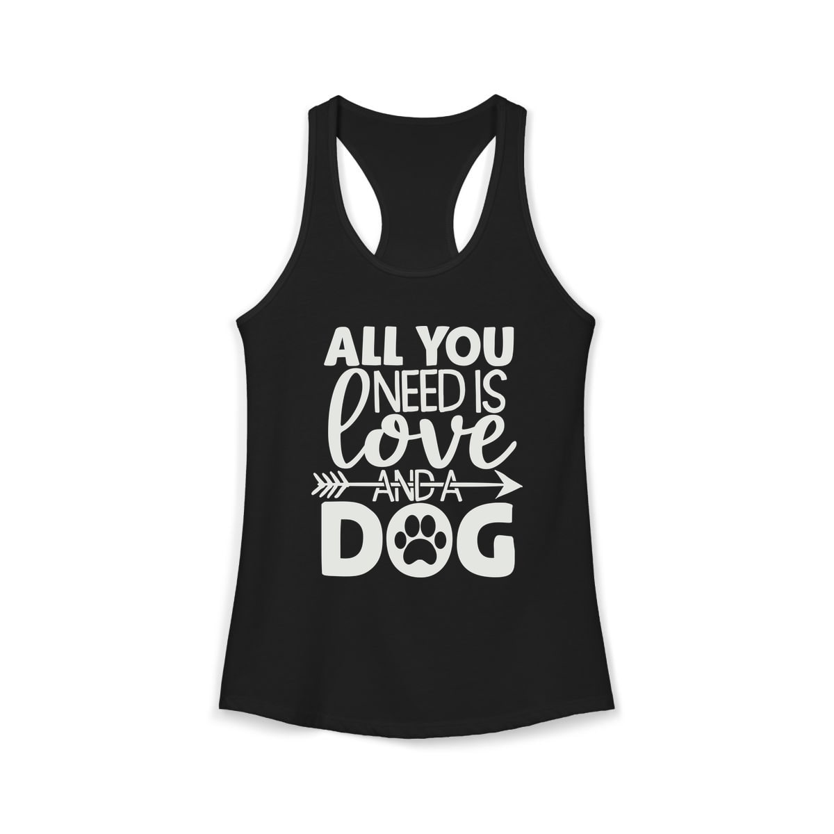 All You Need Is Love And A Dog Tank Top