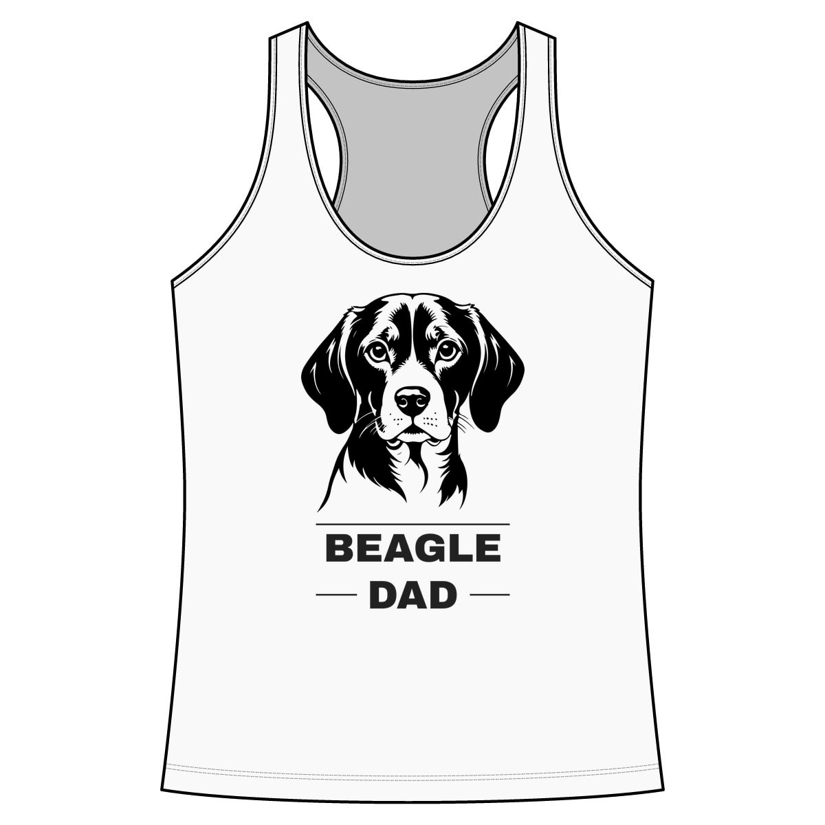Beagle Dad Performance Tank