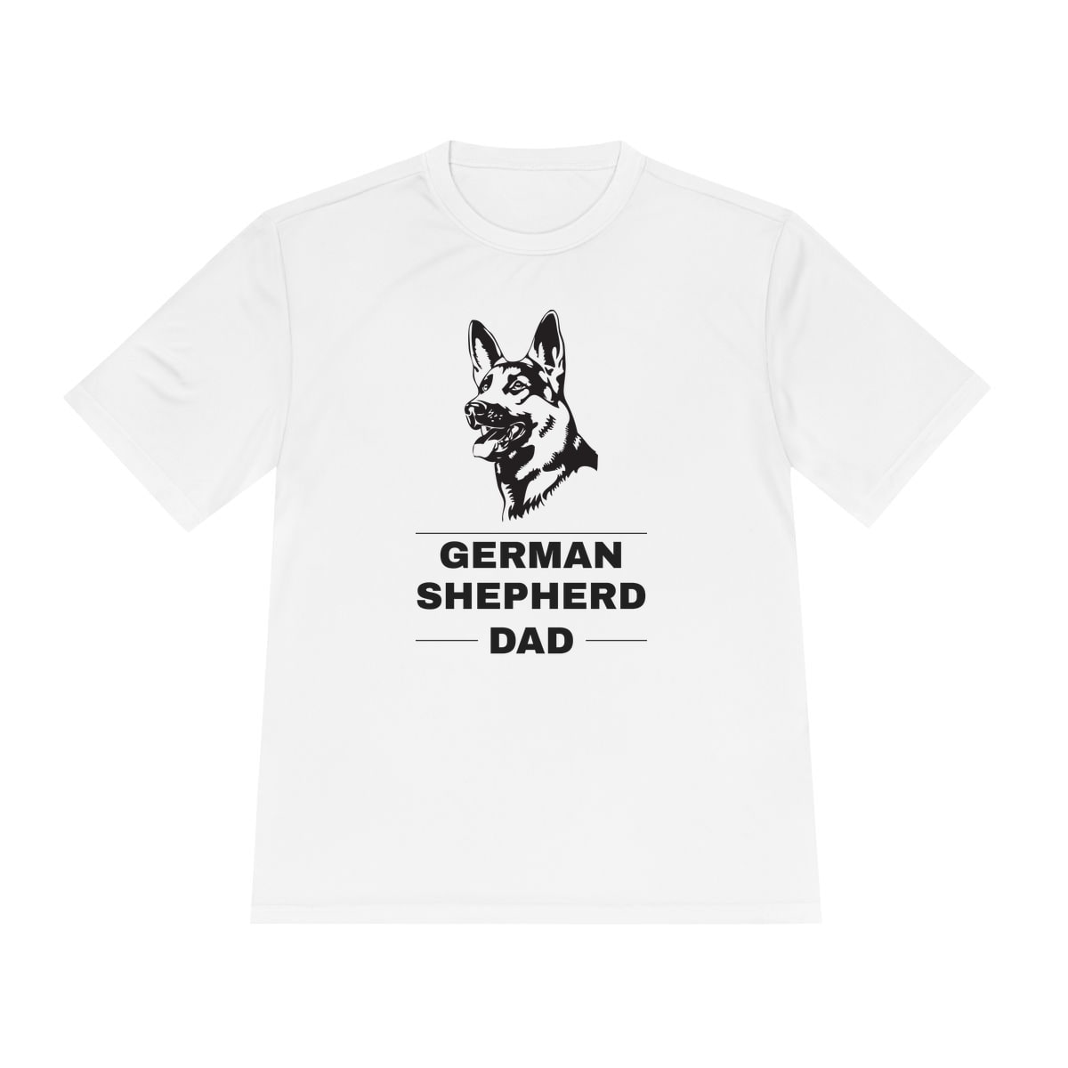 German Shepherd Dad Moisture Wicking Tee by Sport-Tek