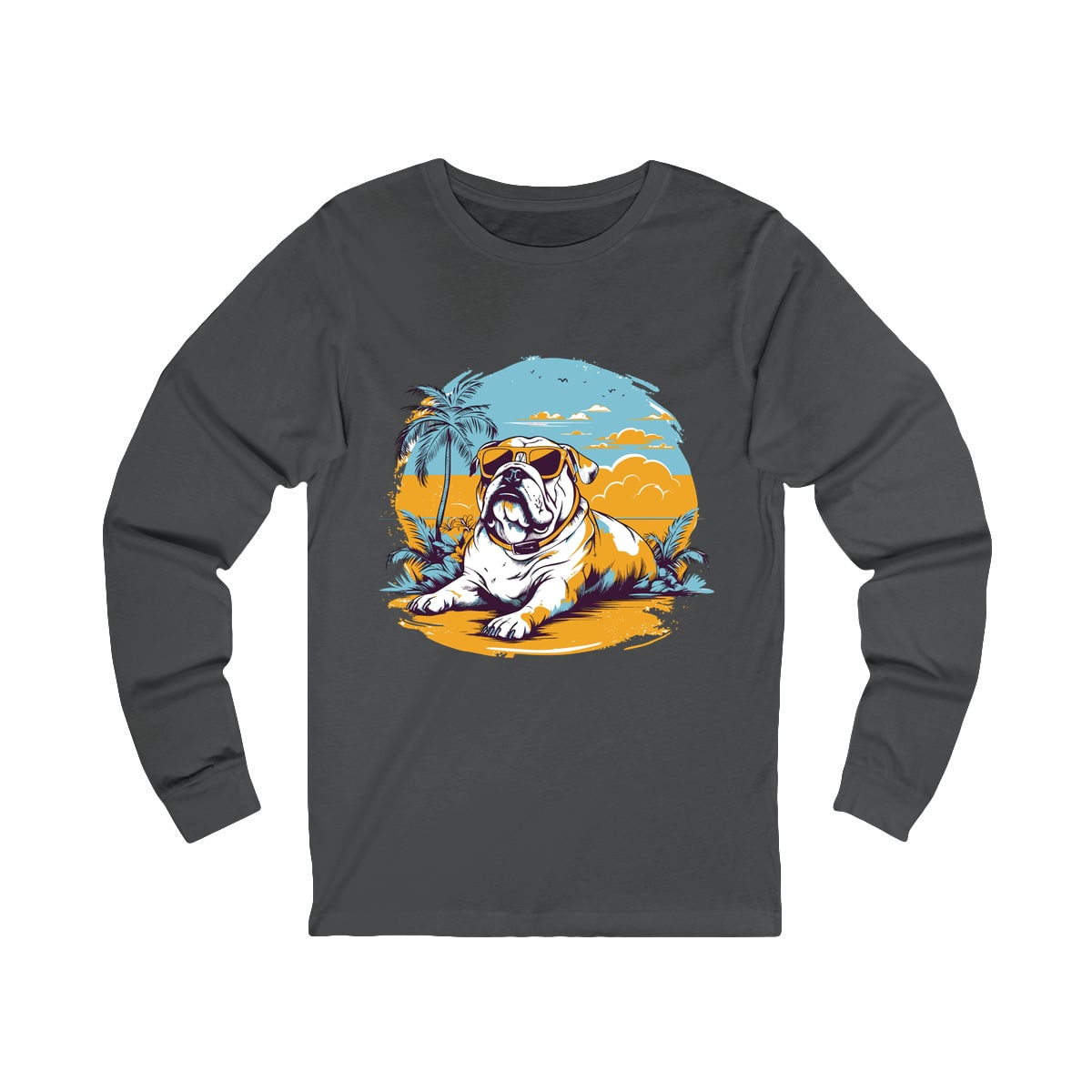 Beach Bulldog Long Sleeve Shirt