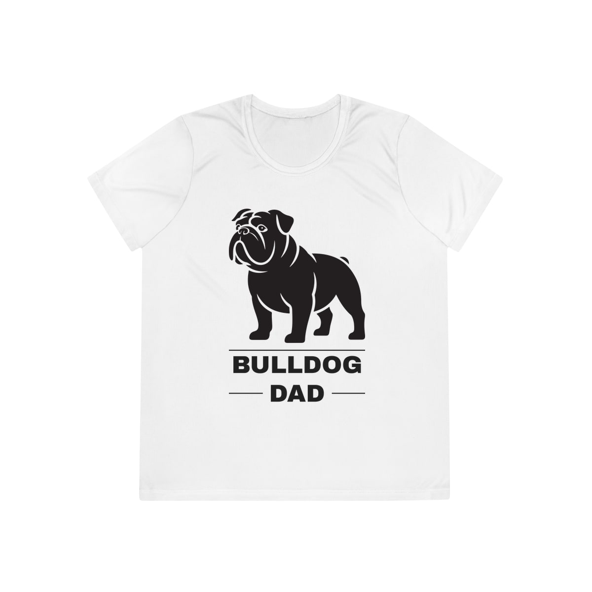 Bulldog Dad Ladies Competitor Tee by Sport-Tek