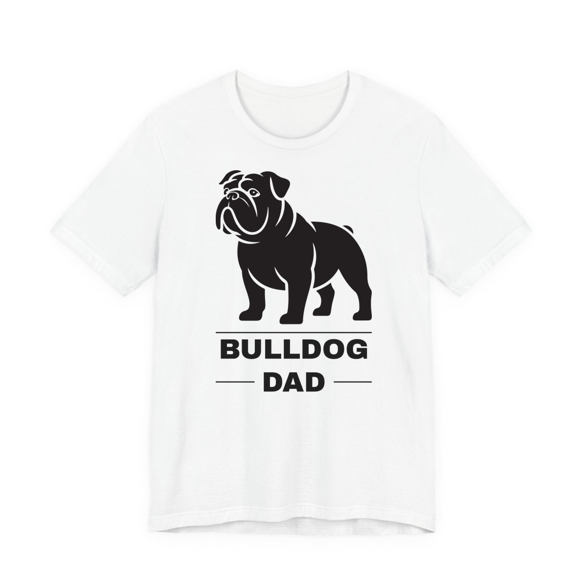 Bulldog Dad Jersey Tee