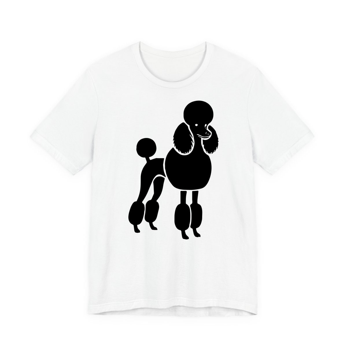 Poodle Silhouette show cut Jersey Tee