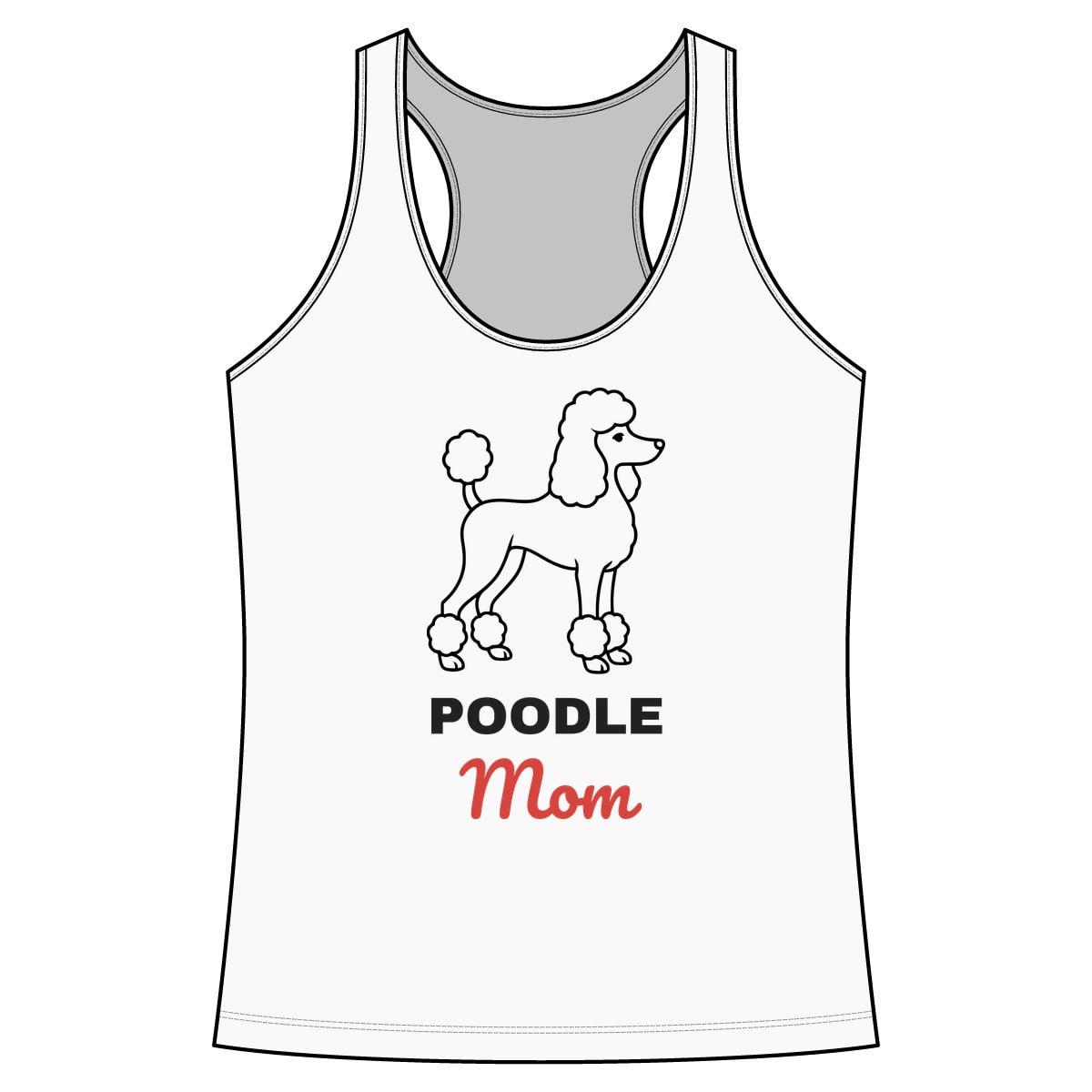 Poodle Mom Performance Tank