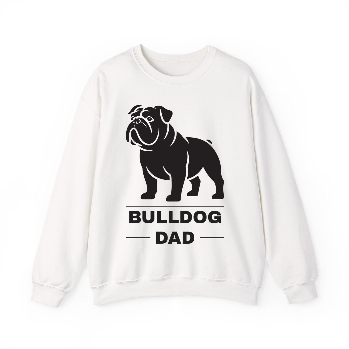 Bulldog Dad Crewneck Sweatshirt