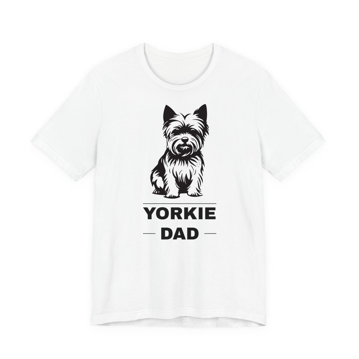 Yorkie Dad Jersey Tee